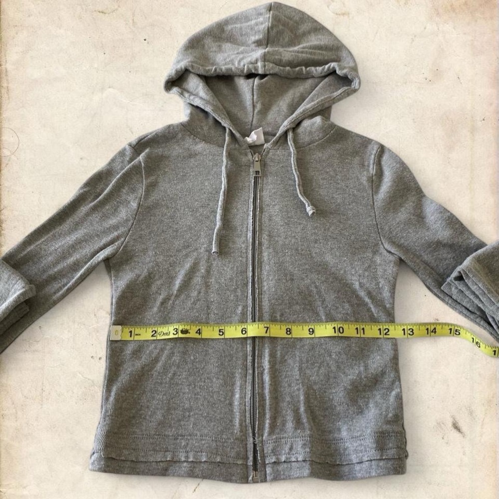 Urban Outfitters Light Gray Zip-Up Hoodie - Picture 5 of 8